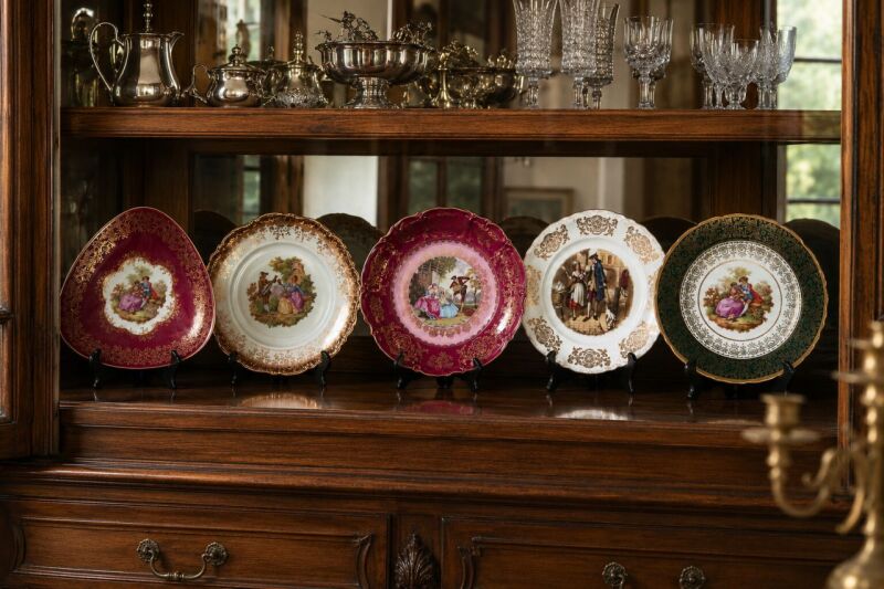 Kolekcia porcelánových tanierov Fragonard 